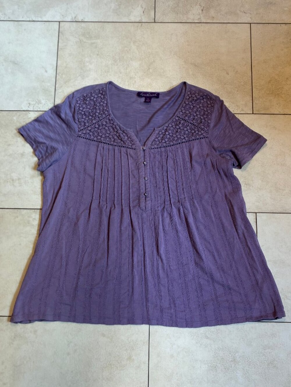 Gloria Vanderbilt Zoey Top